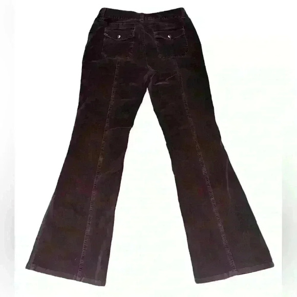 Rare!! Courdory Chocolate Brown Flares - Picture 3 of 4